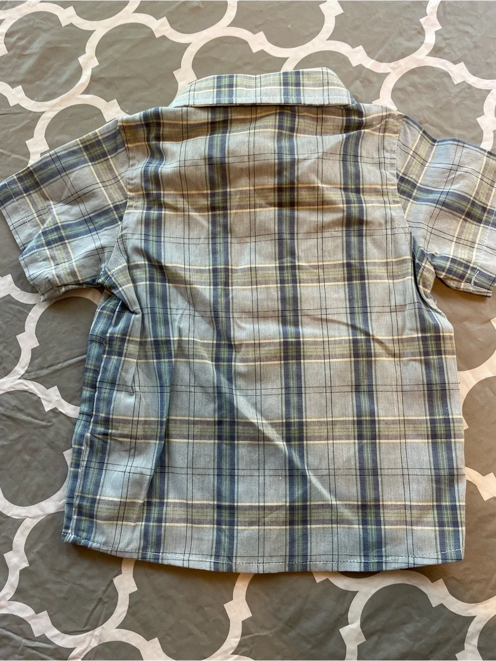 NWT 12M Andy & Evan Little Boy 4 Piece Outfit Button Up Shirt Bow Tie Suspenders